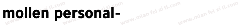 mollen personal字体转换